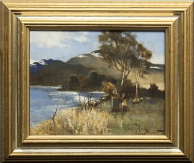 Robert Gemmell Hutchinson. RSA RBA ROI RSW ( Scottish 1855-1936 ) Oil on Canvas Antiques Scotland Antique Art 3