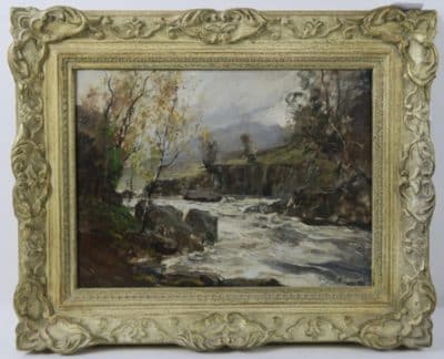 Archibald Kay Oil painting. 19th century Antique Art 3