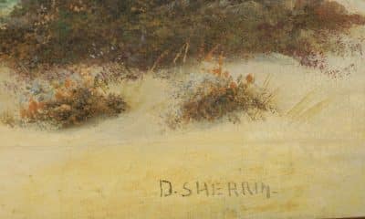 Daniel Sherrin (1865-1940) Oil painting Antiques Scotland Antique Art 6