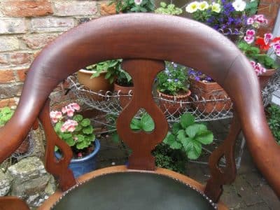 SOLD Victorian Mahogany swivel chair 19th century Antique Chairs 4