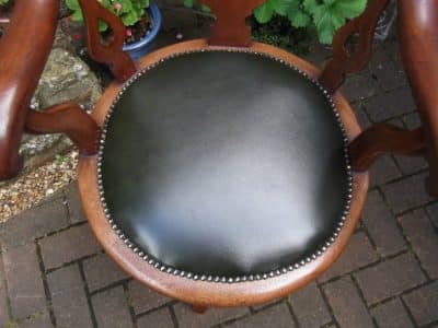 SOLD Victorian Mahogany swivel chair 19th century Antique Chairs 5