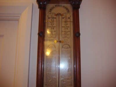 SOLD  ANTIQUE ADMIRAL FITZROY BAROMETER c. 1870 - Image 4