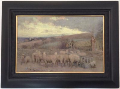 SOLD James Thwaite Irving. Oil on canvas James Thwaite Irving Antique Art 3