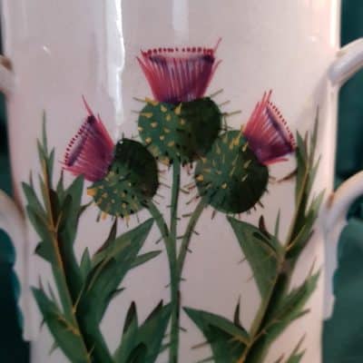 A Wemyss ware pottery Tyg. Thistles. Antiques Scotland Antique Ceramics 9