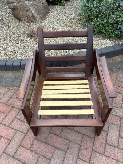 Pair of Mid Century Lounge Armchairs armchairs Antique Chairs 11