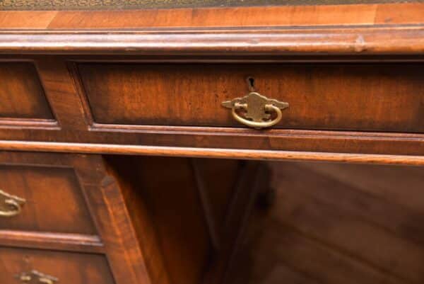 Edwardian Walnut Pedestal Desk SAI2337 - Image 2