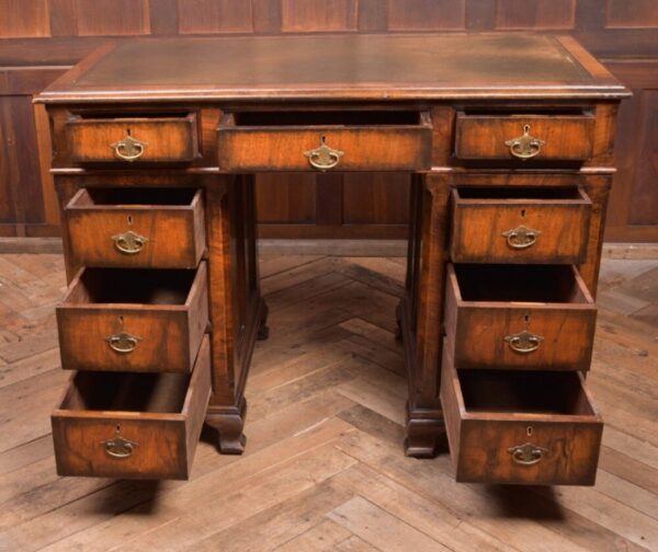 Edwardian Walnut Pedestal Desk SAI2337 - Image 8