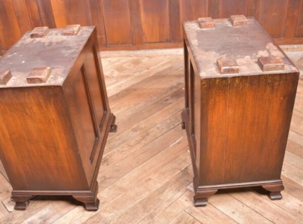 Edwardian Walnut Pedestal Desk SAI2337 - Image 17