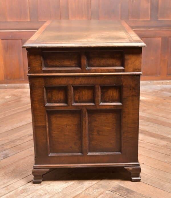 Edwardian Walnut Pedestal Desk SAI2337 - Image 19