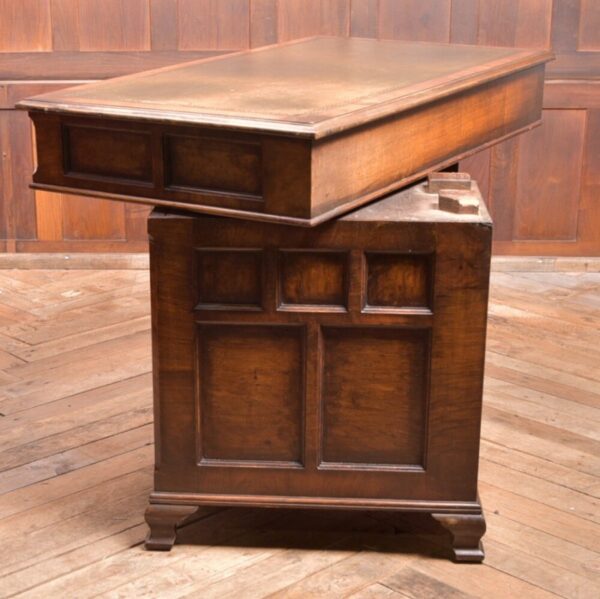 Edwardian Walnut Pedestal Desk SAI2337 - Image 20