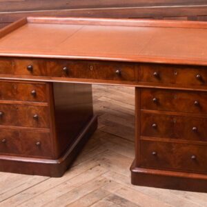 Victorian Mahogany Pedestal Desk SAI2102 Antique Furniture