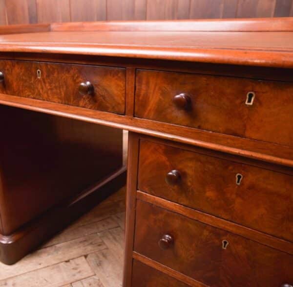 Victorian Mahogany Pedestal Desk SAI2102 Antique Furniture 6