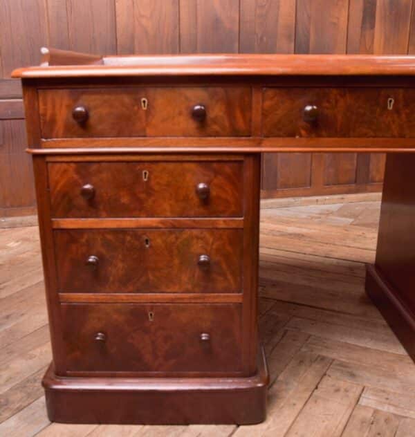Victorian Mahogany Pedestal Desk SAI2102 Antique Furniture 11