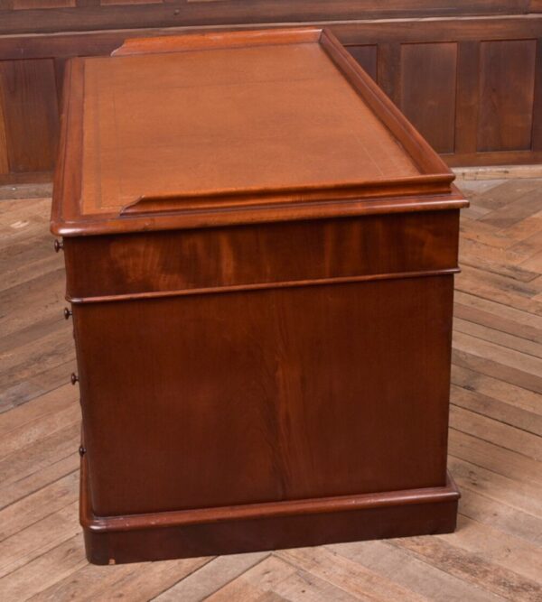 Victorian Mahogany Pedestal Desk SAI2102 Antique Furniture 13