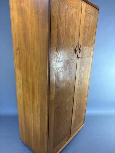 Mid Century Ercol Windsor Elm Single Wardrobe - Image 6