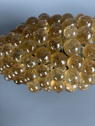 Mid Century Glass Beads Pendant Light c1950’s Ceiling Light Antique Lighting 7