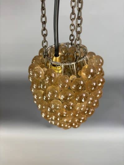 Mid Century Glass Beads Pendant Light c1950’s Ceiling Light Antique Lighting 8