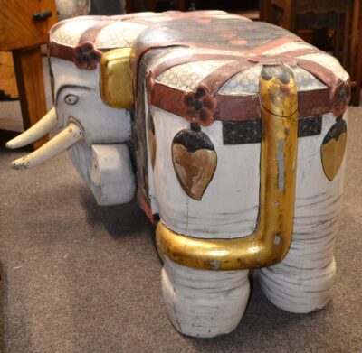 19th Century Oriental Elephant Seats Antique Stools 10