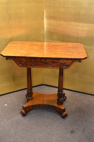 William 1Vth Mahogany Side Table Antique Tables 3