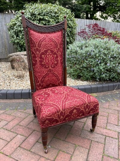 George Faulkner Armitage ‘Sunflower’ Chair c1880 aesthetic movement Antique Chairs 3