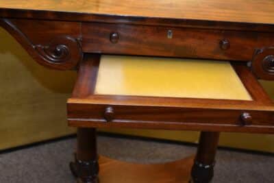William 1Vth Mahogany Side Table Antique Tables 13
