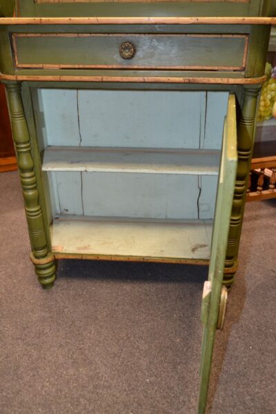 Regency painted Chiffonier with bamboo detail Antique Cabinets 10