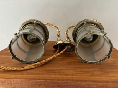 Pair of Arts & Crafts Hall Lanterns Ceiling Light Antique Lighting 8