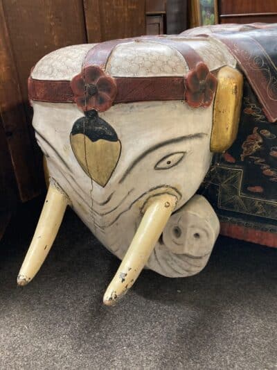 19th Century Oriental Elephant Seats Antique Stools 4