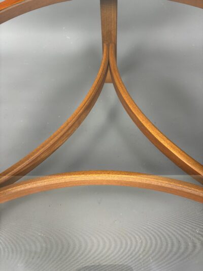 Mid Century Teak & Glass Coffee Table #globewernicke Antique Furniture 7