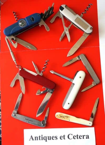 Vintage Collection of 7 Multi Bladed Knives Folding Knives Antique Knives 3