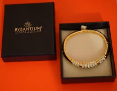 Vintage New Gold Plated Swarovski Bracelet – Boxed Boxed Vintage Gold Jewellery Antique Bracelets 7