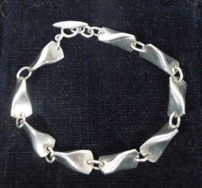 Georg Jensen Silver Butterfly Bracelet Danish Silver Antique Bracelets 3