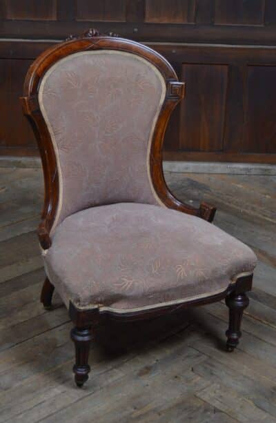 Victorian Walnut Nursing Chair SAI3184 Antique, Walnut, Antique Chairs 4