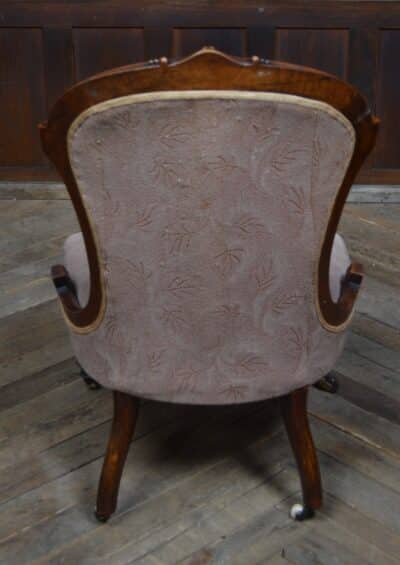 Victorian Walnut Nursing Chair SAI3184 Antique, Walnut, Antique Chairs 7