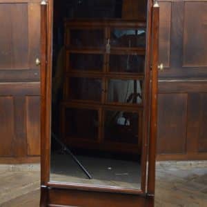 Edwardian Mahogany Cheval Mirror SAI2866 Antique Mirrors