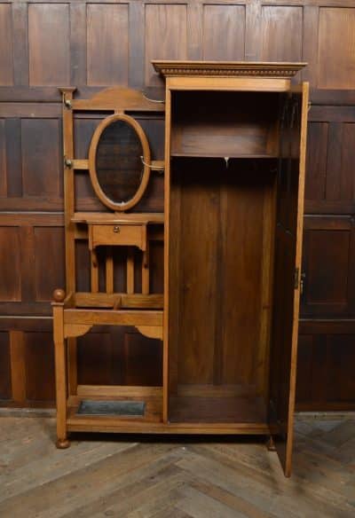 Edwardian Scottish Oak Hall Stand/robe SAI3090 - Image 14