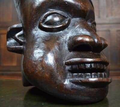 African Bamum Tribal Helmet/ Mask SAI3374 African Antique Art 12