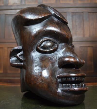 African Bamum Tribal Helmet/ Mask SAI3374 African Antique Art 13