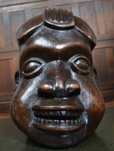 African Bamum Tribal Helmet/ Mask SAI3374 African Antique Art 14