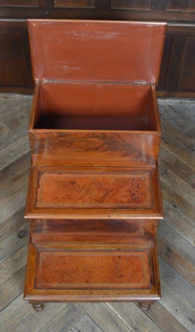 Victorian Mahogany Library Steps SAI3343 - Image 8