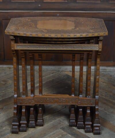 Oriental Nest Of Four Tables SAI3354 antique table Antique Furniture 8