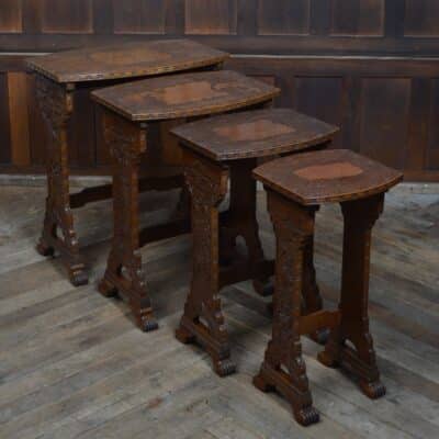 Oriental Nest Of Four Tables SAI3354 antique table Antique Furniture 10