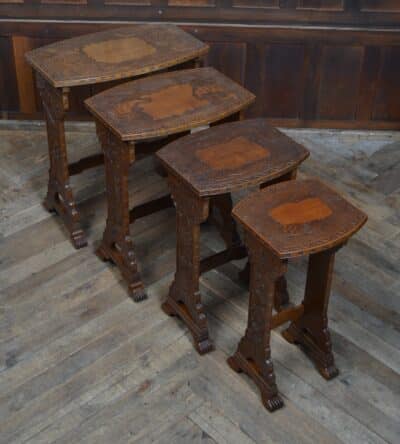 Oriental Nest Of Four Tables SAI3354 antique table Antique Furniture 11