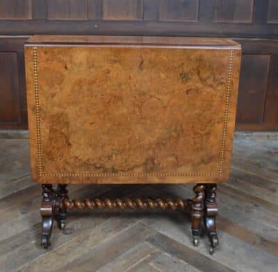 Victorian Walnut Sutherland Table SAI3356 Burr, Walnut, Antique Tables 8