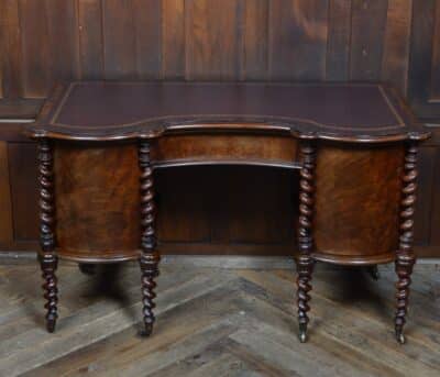 Victorian Mahogany Knee Hole Desk SAI3345 Antique, Walnut, Antique Desks 3