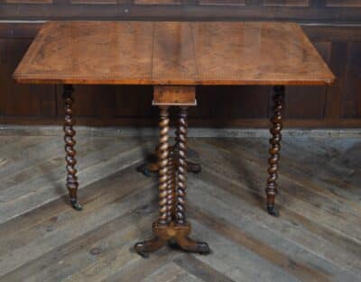 Victorian Walnut Sutherland Table SAI3356 Burr, Walnut, Antique Tables 13