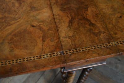 Victorian Walnut Sutherland Table SAI3356 Burr, Walnut, Antique Tables 14