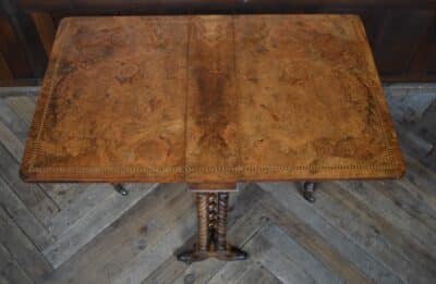 Victorian Walnut Sutherland Table SAI3356 Burr, Walnut, Antique Tables 15