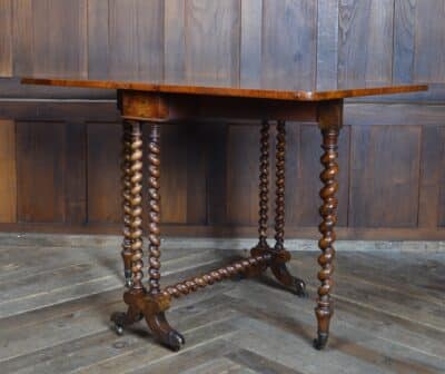 Victorian Walnut Sutherland Table SAI3356 Burr, Walnut, Antique Tables 16