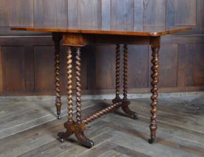 Victorian Walnut Sutherland Table SAI3356 Burr, Walnut, Antique Tables 17